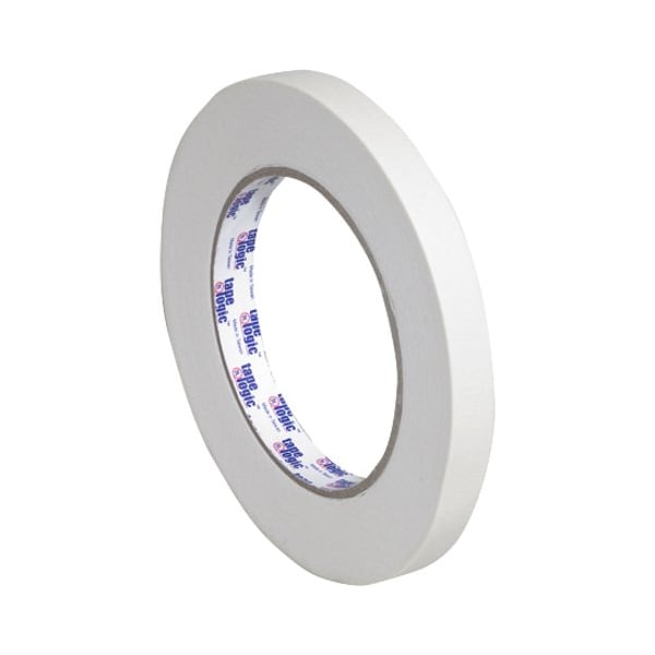 Tape Logic Masking Tape, 1/2x60 yd., Natural, PK12, 1/2" W x 60 yds L, Natural, 12 PK T933260012PK - main